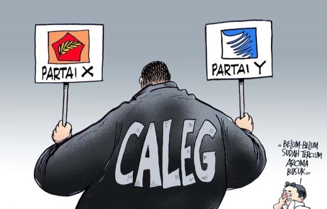 Daftar Caleg Ganda,   PKB Pertama, Gerindra Kedua