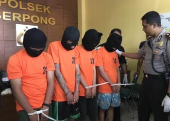 Polisi Ringkus Begal Sadis Yang Hobi Bacok Korban