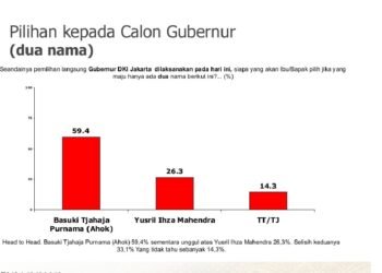 SMRC: Ahok Belum Dapat Penantang Sepadan
