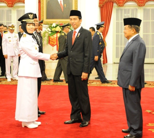 Presiden Lantik Nurhajizah Marpaung Sebagai Wakil Gubernur Sumut