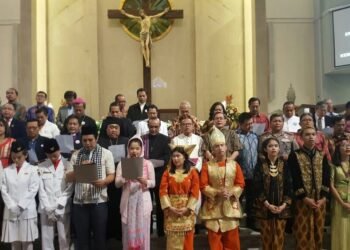 Umat Katolik-Protestan Gelar Doa Ekumene Untuk Kedamaian dan Kesatuan Bangsa