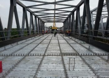 Kementerian PUPR Optimis Perbaikan Jembatan Cincin Lama Selesai H-10