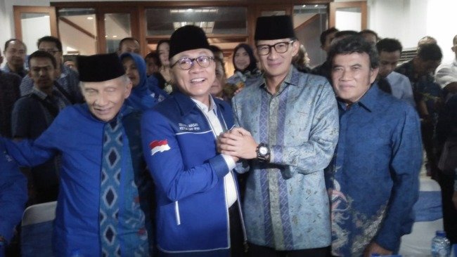 Milad PAN Hanya Dihadiri Cawapres Sandiaga Uno