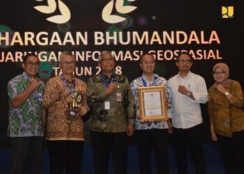 PUPR Raih Medali Emas Simpul Jaringan Geospasial