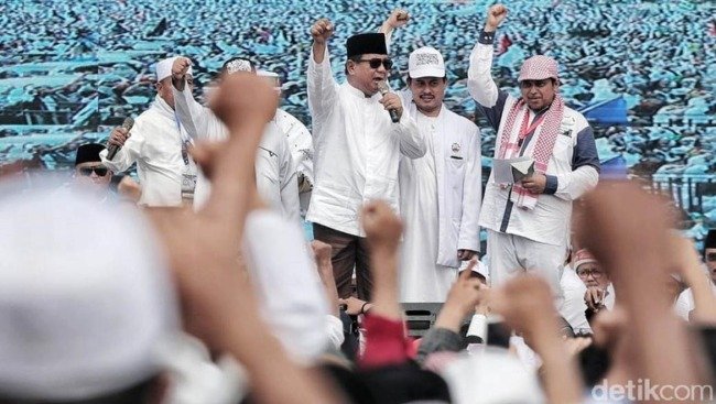 Inaz: Prabowo Sama Sekali Tak Pernah Bershalawat