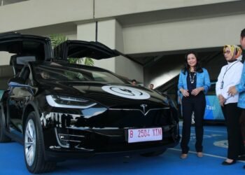 Taksi Listrik Beroperasi di Terminal 3 Bandara Soetta