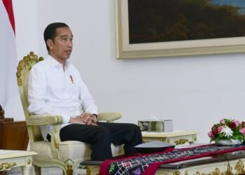 Presiden Jokowi Pimpin Rapat Lewat Telekonferensi