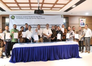 Kontrak Pembangunan Jargas di 15 Kota Senilai Rp862 Miliar Diteken