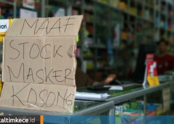 Penimbun Masker Bisa Didenda Rp 50 Miliar