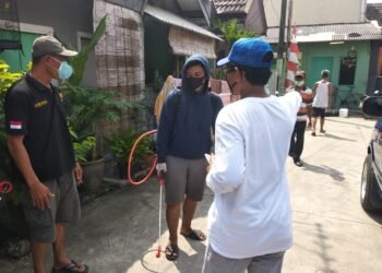 Cegah Corona, Rw 05 Taman Wisma Asri Gandeng Versus Zone