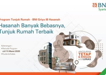 BNI Syariah Permudah Milenial Miliki Hunian Lewat Program Tunjuk Rumah