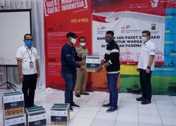 IPCM  Kembali Salurkan 500 Bantuan Paket Sembako Untuk Warga Terdampak Covid-19
