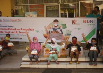 Nasabah BNI Syariah Berikan 1000 Paket Berbuka Puasa ke Yatim Dhuafa