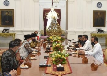 Presiden Jokowi Bahas Penanganan Covid-19 Bersama Tokoh Lintas Agama