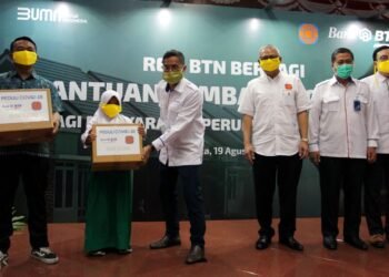 BTN-REI Bantu Warga Terdampak Covid-19
