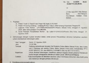 Politisi Golkar, HBS dan AM Dipanggil Polisi