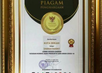 Kota Bekasi Raih Penghargaan Ditengah Pandemi Covid-19