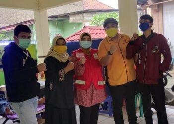 Ade Puspita Bersama Pemuda Bekasi Utara Helat Donor Darah