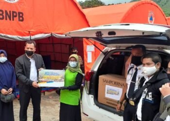 CSR BTN Bantu Korban Longsor Sumedang