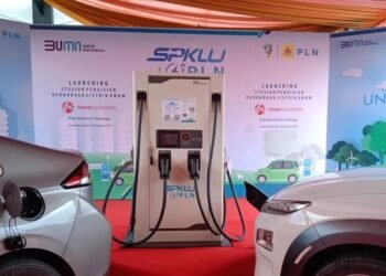 SPKLU Pertama Tol Lintas Sumatera Diresmikan