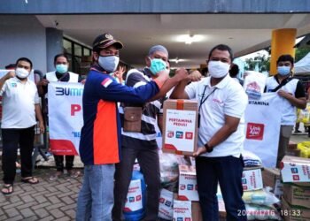 Pertamina Peduli Salurkan Bantuan  Rp 1 Miliar Untuk Korban Bencana