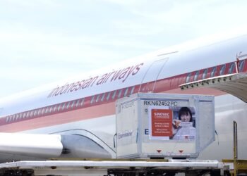 10 Juta Dosis Bahan Baku Vaksin Sinovac Tiba di Tanah Air