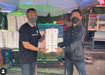 BSI Muda Gandeng Warnas.id Bagikan 200 Paket Isoman di Tanah Abang Jakarta