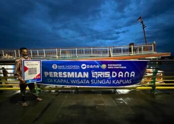 Keliling Sungai Kapuas Naik Kapal, Kini Bisa Pakai DANA