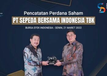 Listing Perdana di BEI, Saham BIKE Sentuh Batas Atas Titik Autorejection