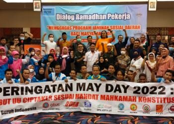 Gelar Aksi May Day, Serikat Buruh Yogya Desak Pemerintah Hapus UU Cipta Kerja
