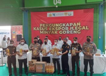 Pemerintah Gagalkan Ekspor Ilegal Ribuan Liter Minyak Goreng