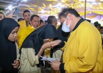 Ketua umum Partai Golkar, Airlangga Hartarto