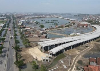 Proyek Tol Semarang Demak sedang on progres
