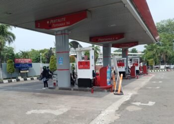 Situasi SPBU Kawasan Kebon Jeruk