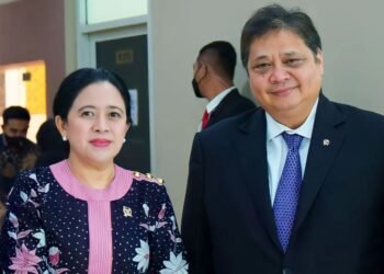 Menteri Koordinator Bidang Perekonomian Airlangga Hartarto, bersama Ketua Dewan Perwakilan Rakyat (DPR) Puan Maharani @ketua_dprri menghadiri pertemuan Parliamentary Forum in the Context of the G20 Speaker Summit (P20) di Gedung DPR RI Senayan Jakarta, Rabu (5/10/2022).Menteri Koordinator Bidang Perekonomian Airlangga Hartarto, bersama Ketua Dewan Perwakilan Rakyat (DPR) Puan Maharani @ketua_dprri menghadiri pertemuan Parliamentary Forum in the Context of the G20 Speaker Summit (P20) di Gedung DPR RI Senayan Jakarta, Rabu (5/10/2022).