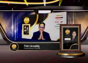 Dirut Bank DKI Fidri Arnaldy Sabet Penghargaan Indonesia Most Acclaimed CEO 2022