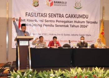 Perkokoh Soliditas, Gakkumdu Bawaslu DKI Jakarta Gelar Rapat Koordinasi