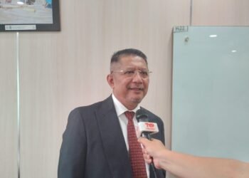 Anggota Komisi III DPR, N M Dipo Nusantara Pua Upa ditemui wartawan disela-sela Sidang Bersama DPR RI dan DPD RI,