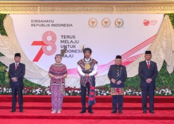 Puan Maharani Gunakan Baju Adat Dayak Bermotif Sakral Dalam Sidang Tahunan