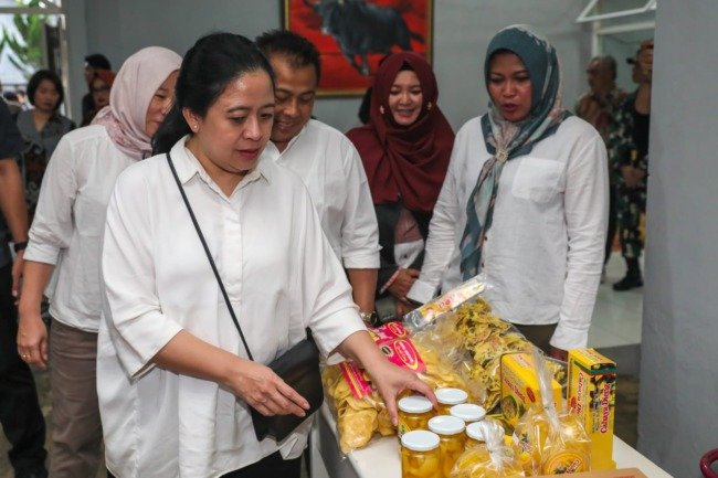 Kunjungi UMKM di Wonosobo, Puan Dorong Oleh-oleh Carica Go Internasional