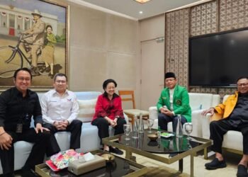 Ketua Umum Parpol Pengusung Ganjar Kumpul di Kantor PDIP