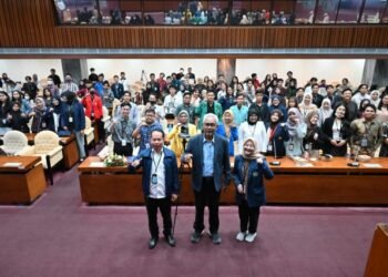 Plt Kepala Pusat Pengembangan Kompetensi SDM Setjen DPR RI, Djaka Dwi Winarko usai memberikan Kuliah Umum Kampus Merdeka, di Jakarta/Sumber Foto: Dok DPR