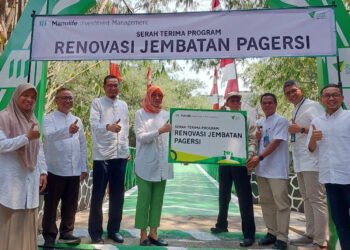 MAMI Salurkan Dana Purifikasi Untuk Renovasi Jembatan Pagersi di Bogor