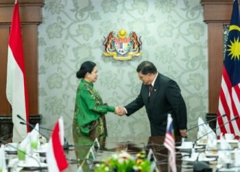 Ketua DPR RI Puan Maharani saat pertemuan bilateral dengan Ketua Parlemen Malaysia, Tan Sri Dato Johari Bin Abdul/Foto: Dok DPR