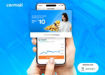 Cermati Hadirkan Investasi Emas Digital Bersama Treasury