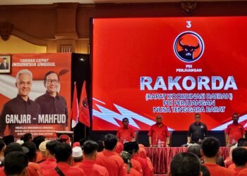 Ribuan Kader dan Pengurus PDIP NTB Hadiri Rakorda, Konsolidasikan Aksi Menangkan Ganjar-Mahfud
