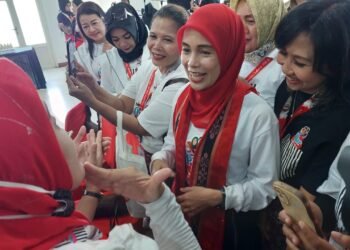 Atikoh Ganjar Datang ke Rakornas PIJAR, Berbincang Dengan Disabilitas