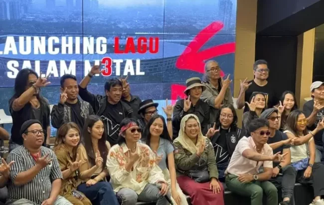 Lagu Salam M3tal Ciptaan Slank Untuk Ganjar, Ini Lirik Lengkapnya