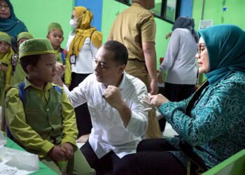 Imuninasi Polio Tahap 2 di Kota Surabaya  Capai 105,94 %