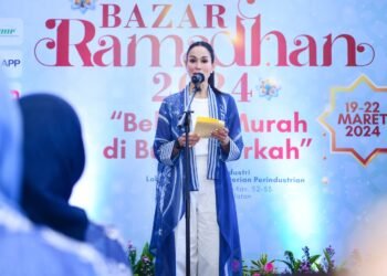 Dharma Wanita Persatuan Kemenperin Gelar Bazar Ramadan
